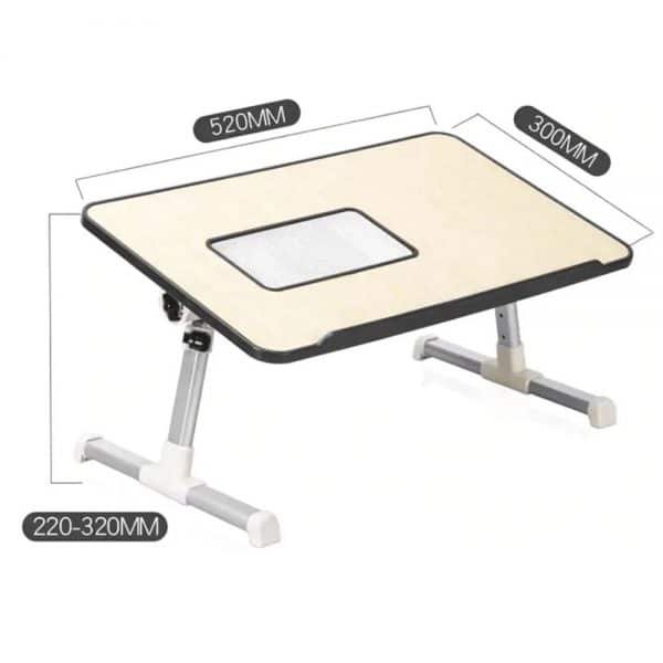 mesa cooler para laptop de melamine