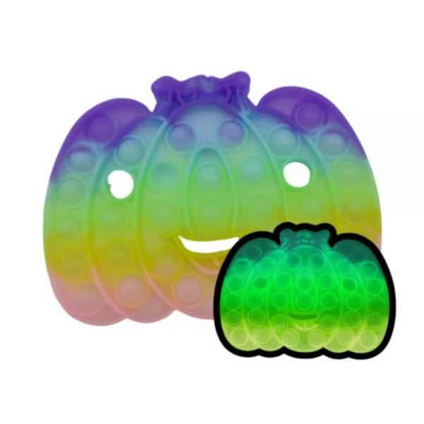 pop it fluorescente calabaza